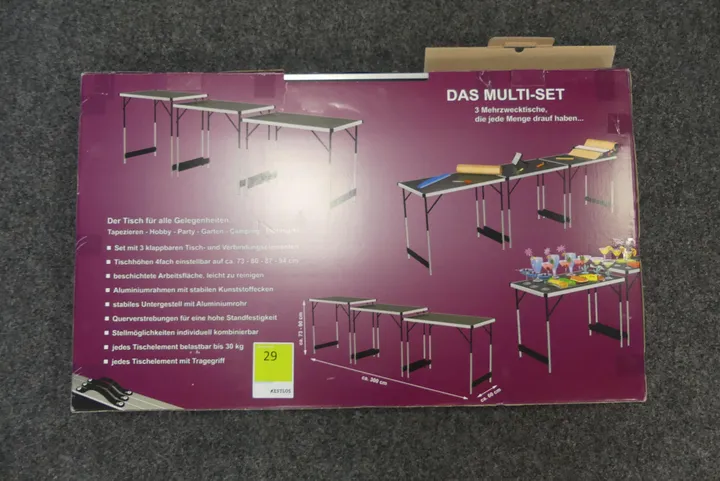 Mehrzwecktisch-Set